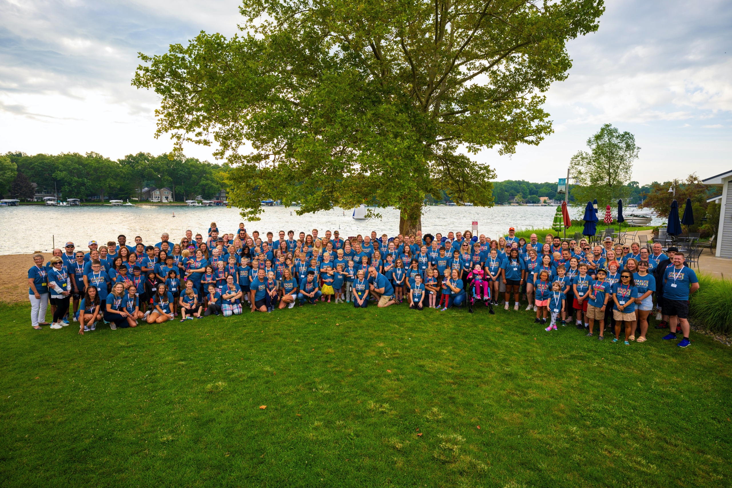 2023 group photo of camp families